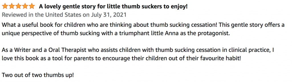 Amazon Review Anna und Dedo